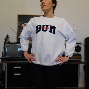 Equipment White and Black Sweater